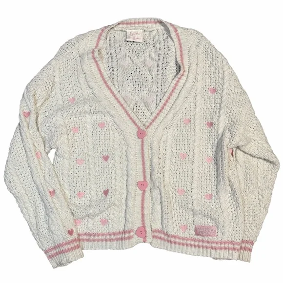 Taylor Swift Lover Oversized Button Front Cardigan M/L - Picture 1 of 8